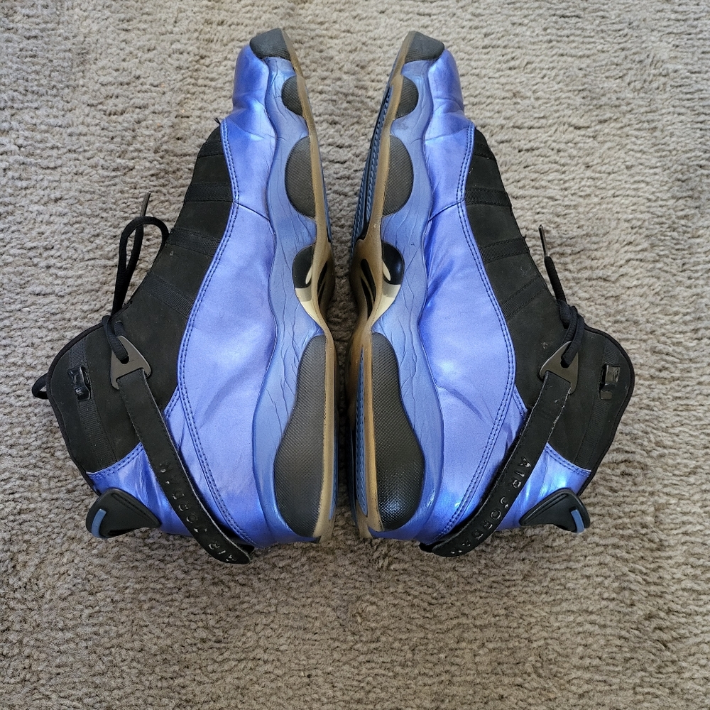 Nike Air Jordan 6 Rings Foamposite 2010 Men’s Size 11 Black And Royal Blue